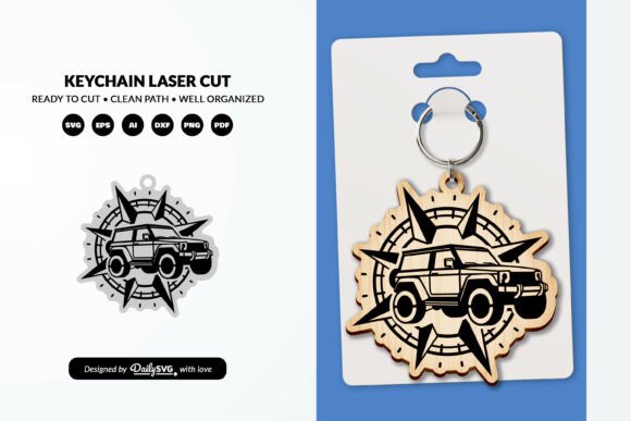 Adventure Compass Keychain SVG: Your Creative North Star