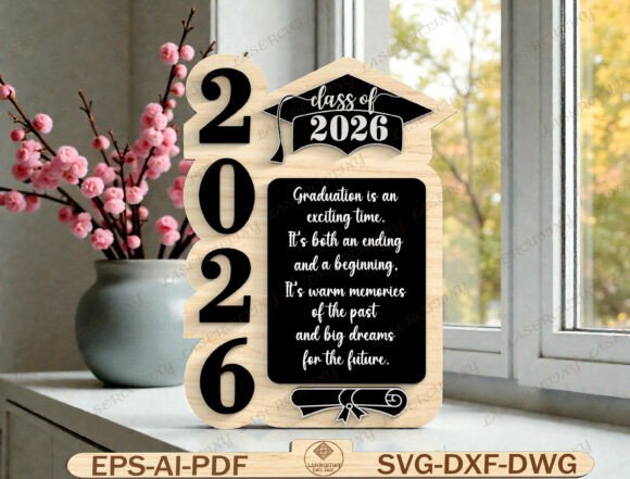 Class of 2026 Graduation Laser Cut Design