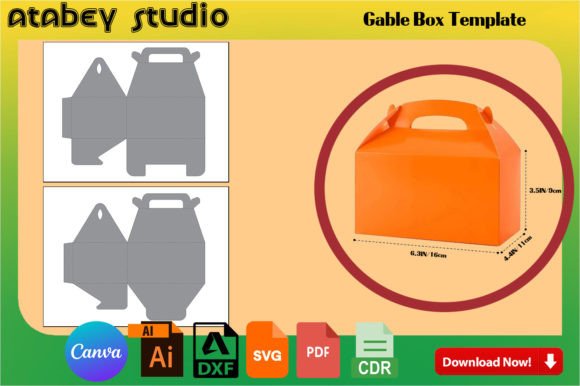 Crafting Charm: The Ultimate Gable Box Template for Slumber Parties