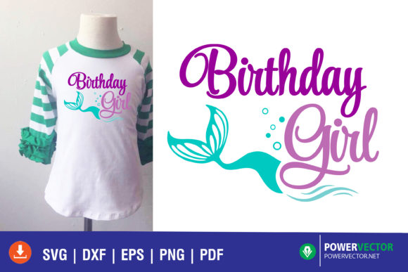 Create Magical Moments with a Mermaid Birthday Girl SVG