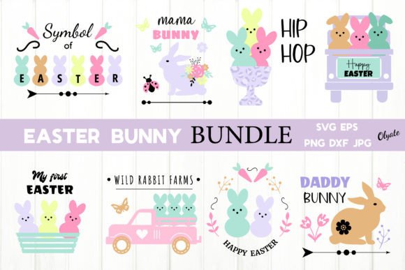 Easter Bunny Bundle: Creative SVG Files for Spring Projects