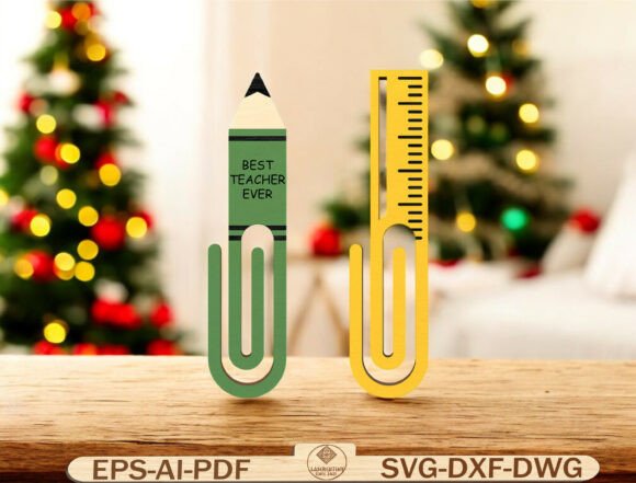 Laser Cut Teacher Bookmark SVG: Perfect Gifts & Crafts