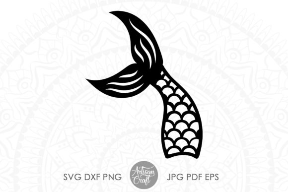 Mermaid Tail SVG and Clipart for Creative Projects
