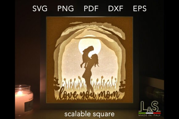 Mom and Daughter Shadow Box Svg: A Heartfelt Craft